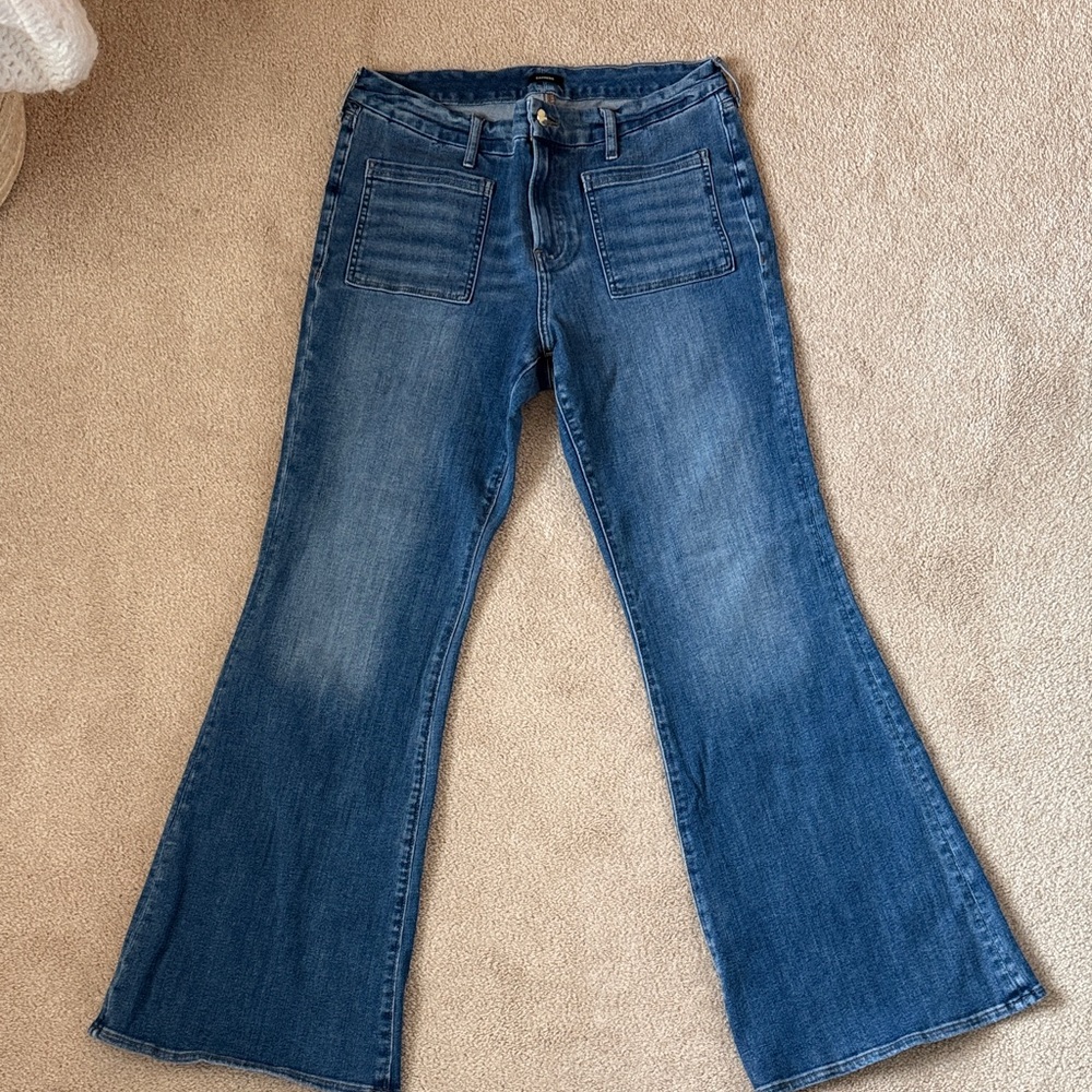 Express Denim Wide Leg Jeans